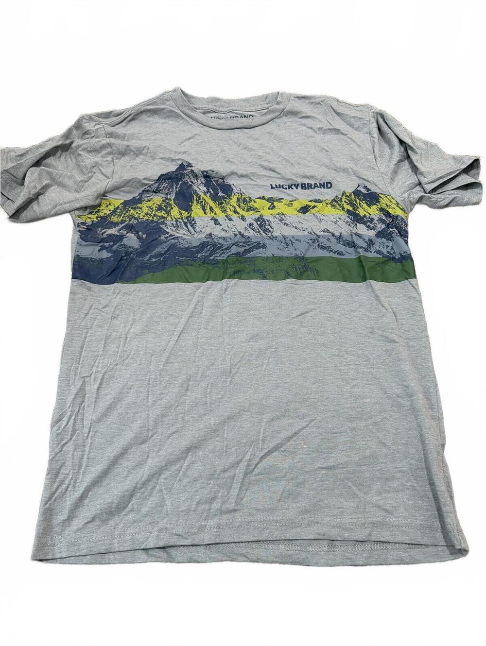 Lucky Brand Boys T-Shirt XL Mountain Graphic